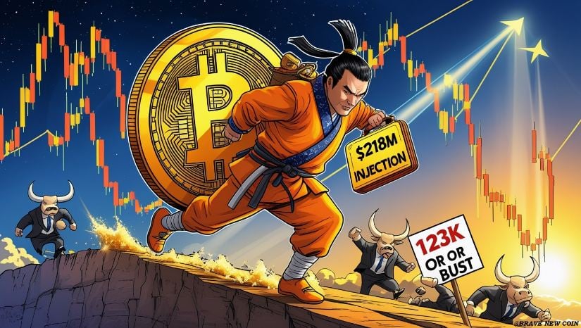 比特币（BTC）价格预测：在Satsuma领投注资后，比特币有望突破12.3万美元