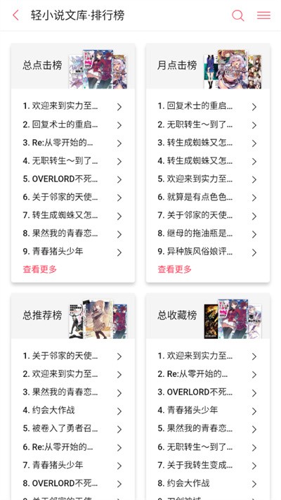 哔哩轻小说阅读 2