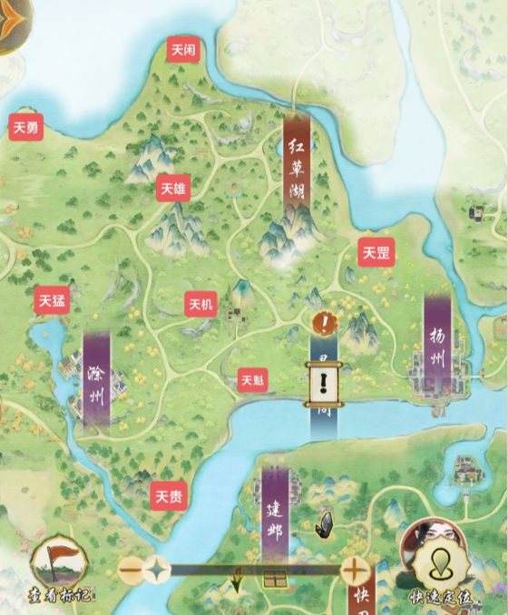 华夏千秋灵犬阁狗位置大全