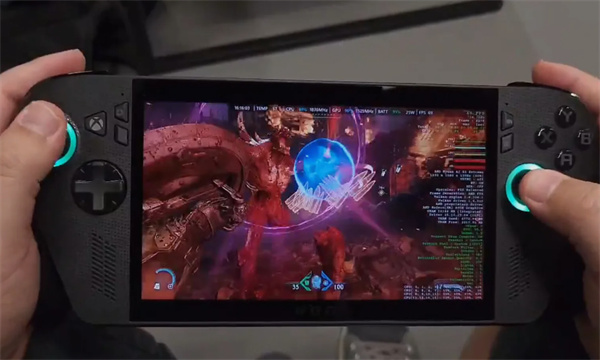 ROG Xbox Ally X 掌机性能实测曝光 毁灭战士 黑暗时代流畅跑满 70FPS