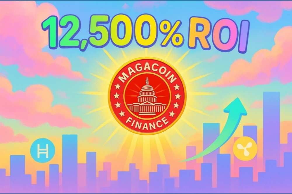 最佳加密货币预售，实现爆炸性收益——MAGACOIN FINANCE 预计回报率高达12,500%，超越HBAR与XRP