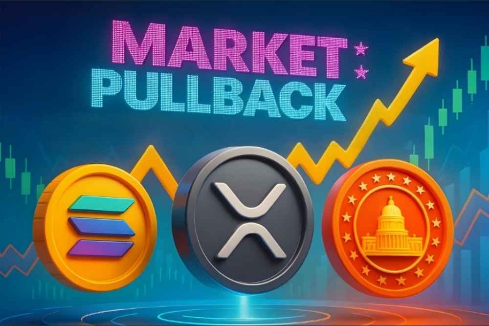 市场回调推动预售需求——Solana、XRP和MAGACOIN FINANCE主导投资者关注