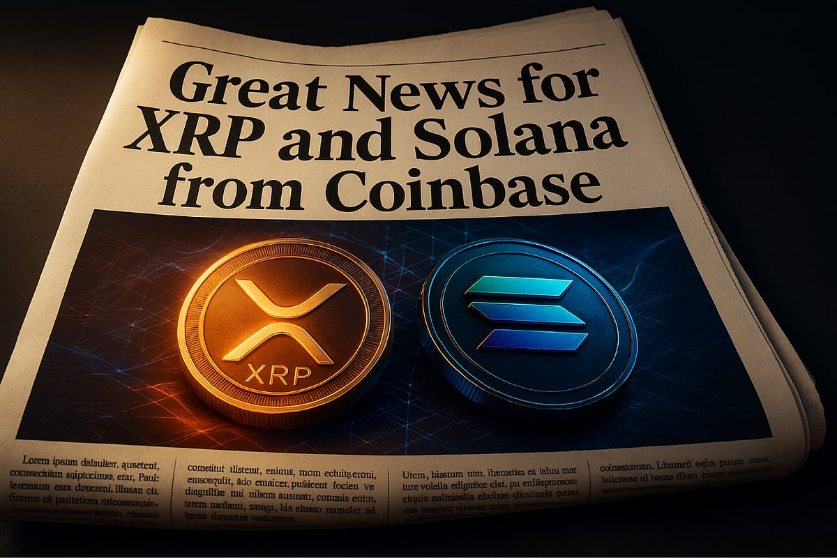 Coinbase 新闻：XRP 和 Solana 受益——价格将如何反应？