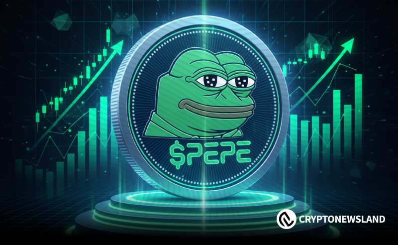 PEPE 价格0.000010814美元突破0.382和0.236斐波那契回撤位信号