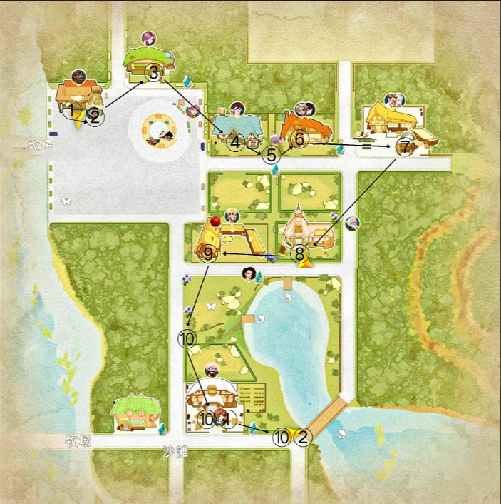 牧场气息地图中的隐藏物品一览