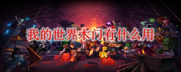 我的世界木门有什么用