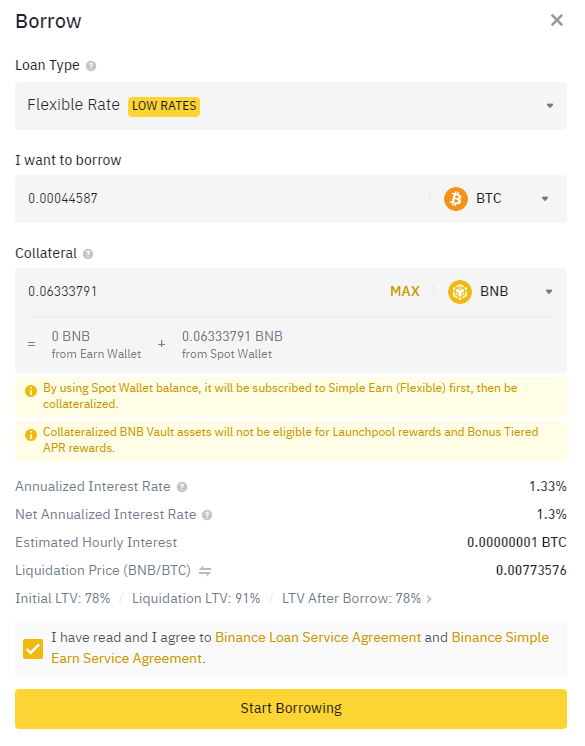 币安质押借币类型