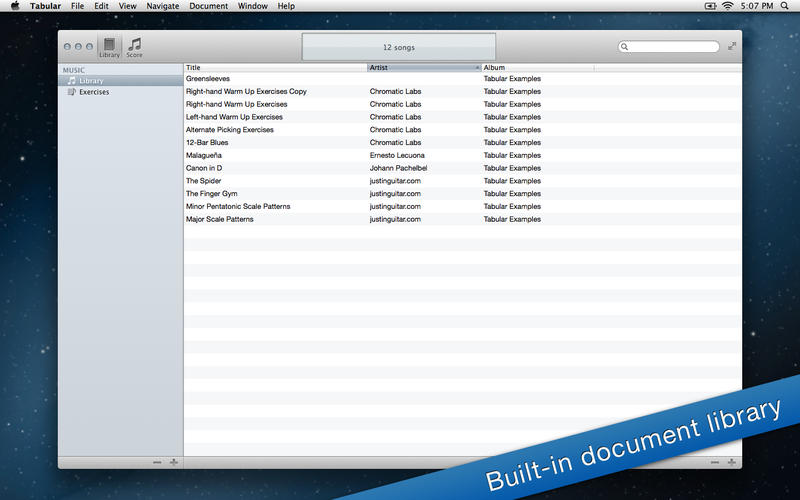 曲谱编辑器Tabular Mac版 2