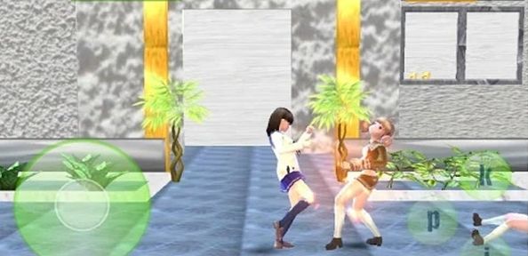 高中女生空手道模拟器 1