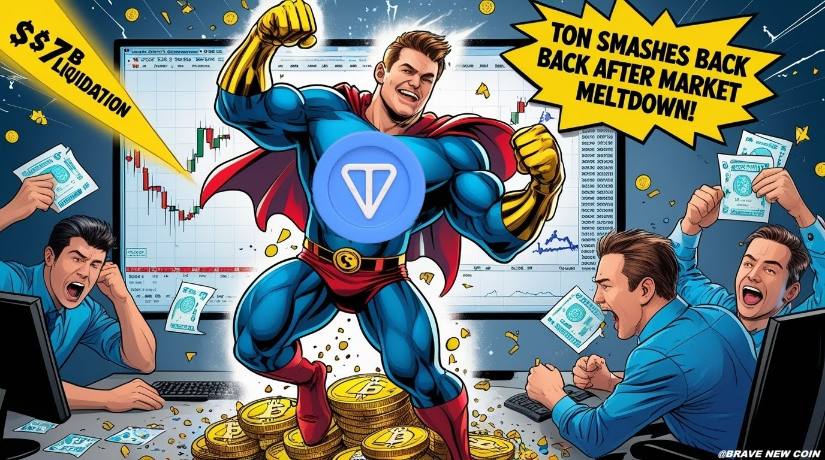 Toncoin（TON）价格预测：尽管在70亿美元市场崩盘后短暂反弹，TON仍下跌21%