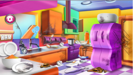 美丽的房子清洁游戏 1