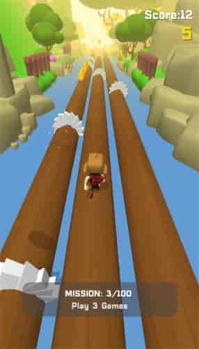 酷跑伐木工3d游戏 1