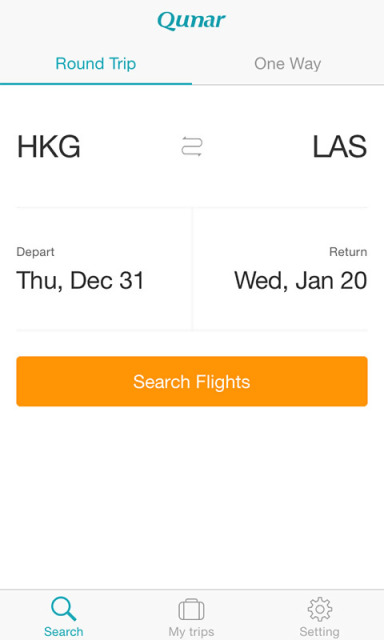 去哪儿机票查app 1