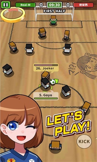 办公桌上踢足球游戏 1