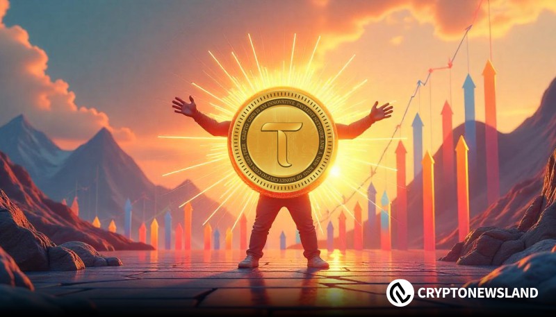 TAO 720美元 图表显示减半前通道突破信号