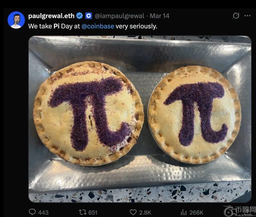 Pi-themed social media content deployed on Pi Day 2025