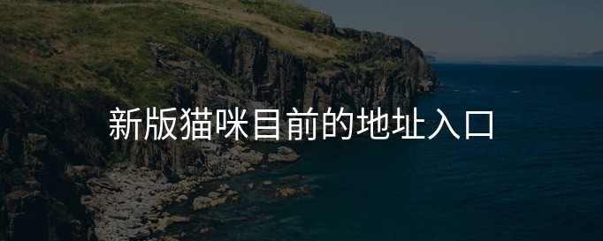 猫咪网页版地址-猫咪网页版入口
