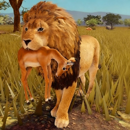 模拟狮子捕猎战场