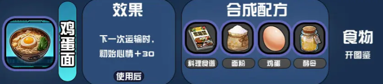 我在末日送快递食物合成制作配方