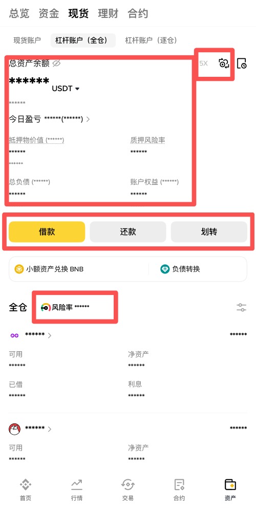 币安现货帐户→ 杠杆帐户(Cross Margin)介绍