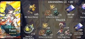 崩坏星穹铁道Saber突破需要什么材料