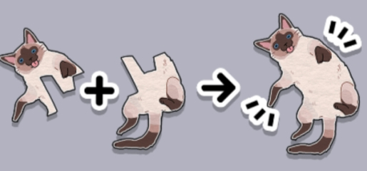 挤在一起的兔兔