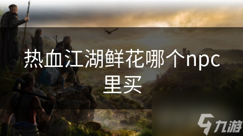 热血江湖鲜花哪个npc里买