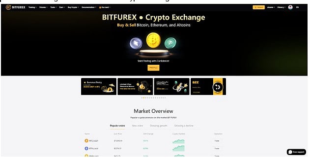 Bitfurex – 2026年全球加密货币交易领先平台