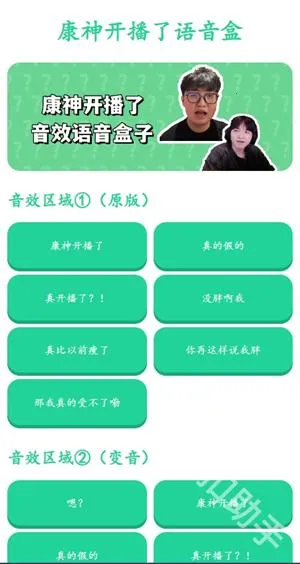 康神开播了语音盒(搞笑语音工具)