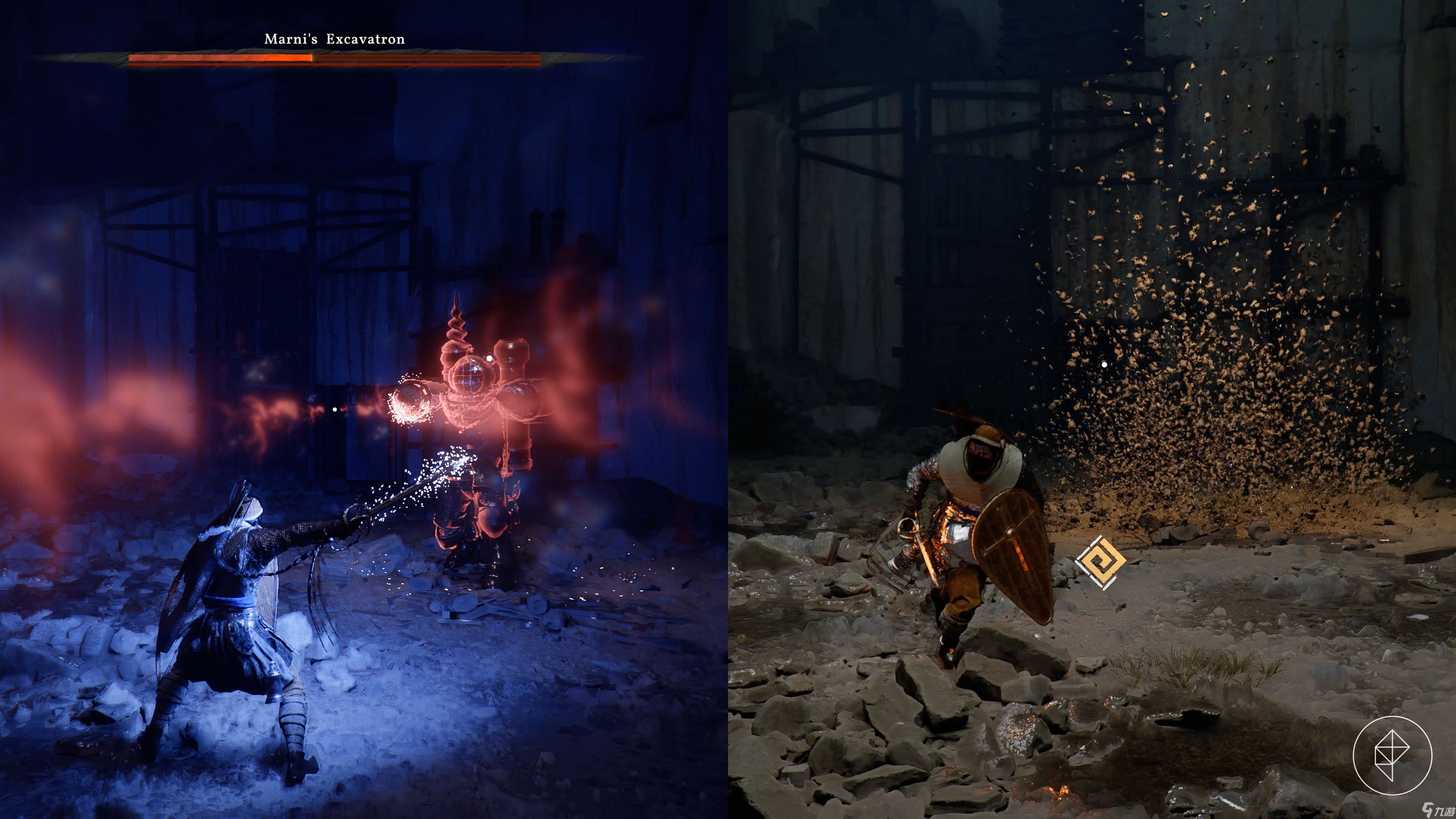 如何在红色沙漠中击败Marni的挖掘机