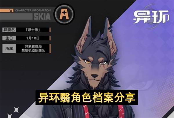 异环翳角色档案分享