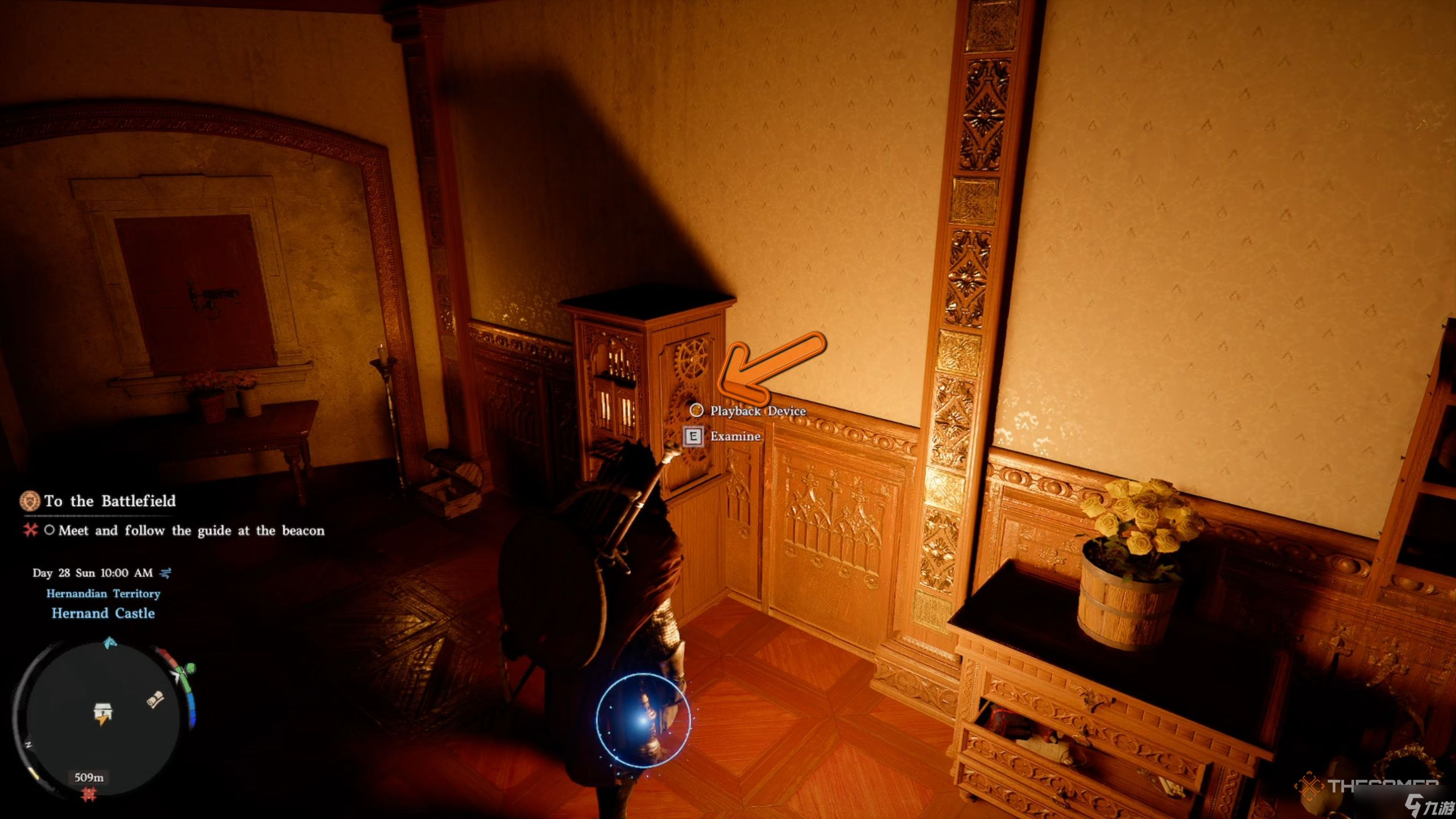 如何在红色沙漠中寻找并打开埃尔南德城堡宝箱
