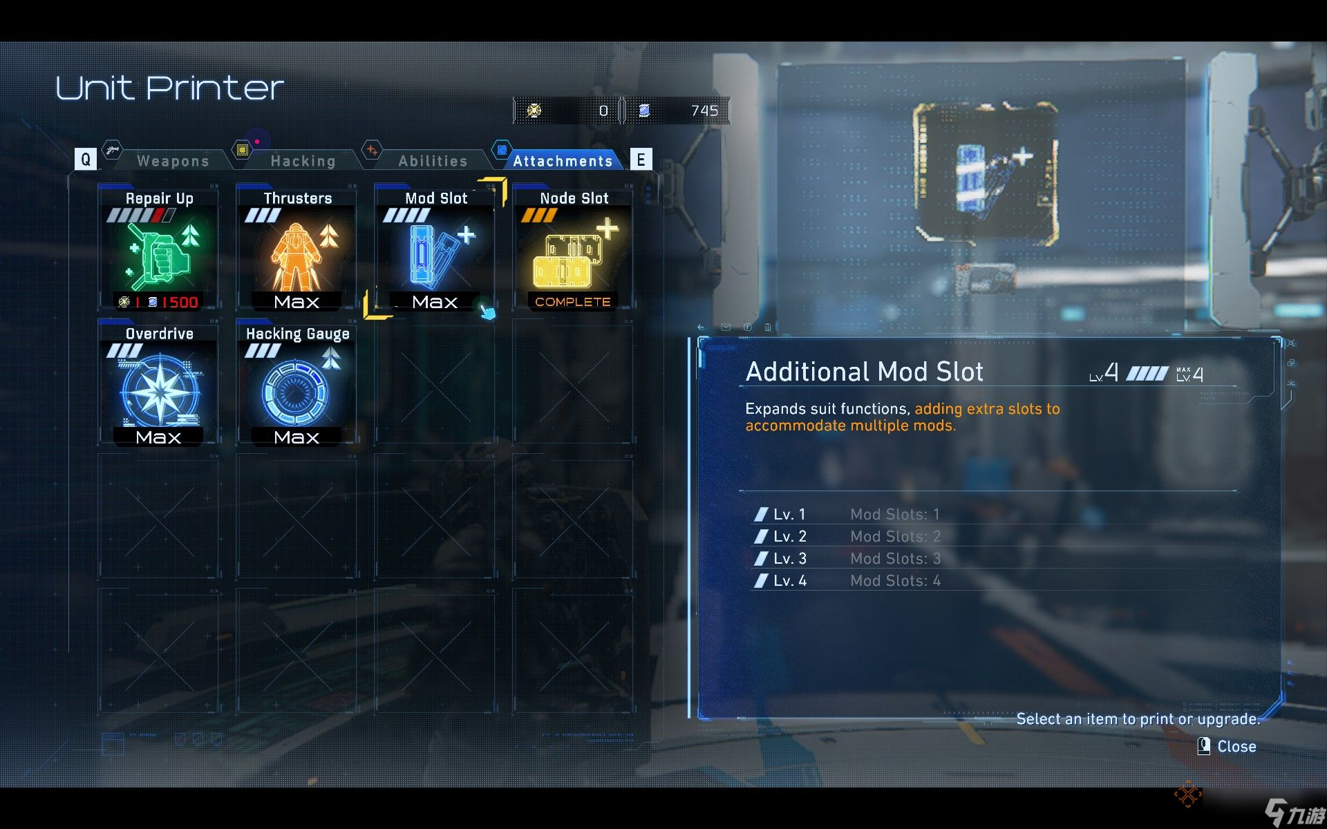 《Pragmata》中 Unit Printer 可用的所有武器、黑客技术、能力及配件一览