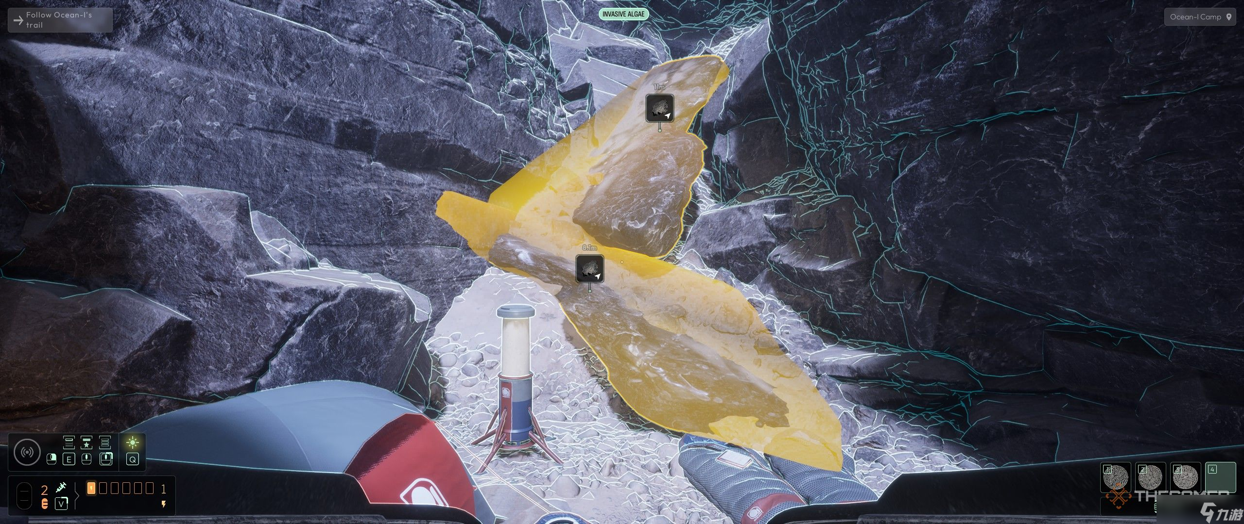 如何停止《Cthulhu: The Cosmic Abyss》第四章的瀑布