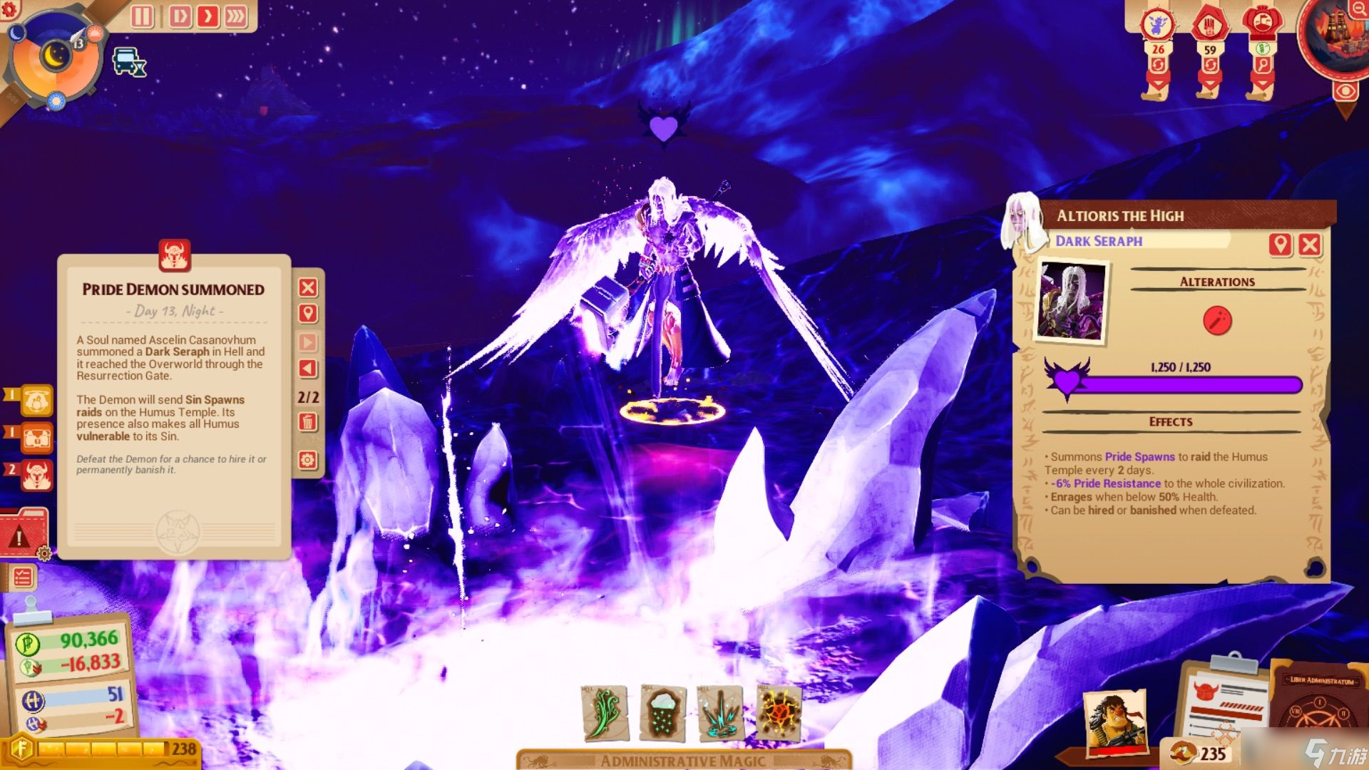 如何在《Sintopia》中增加或减少罪恶值