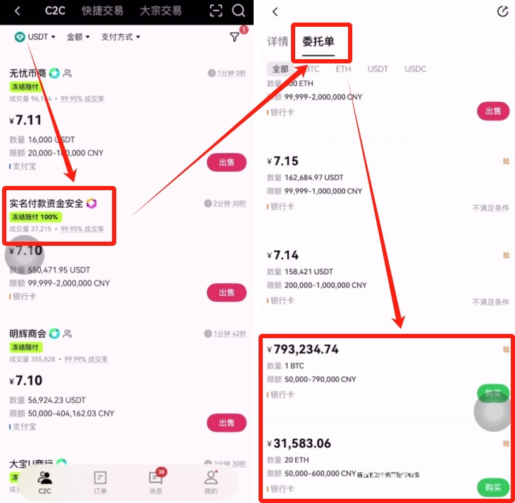 r民币购买USDT哪里好？选择欧易还是币安交易所？