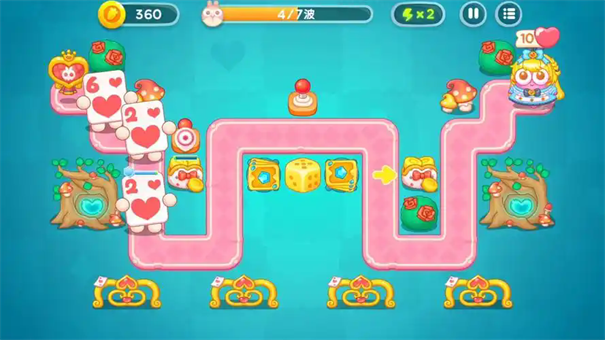 保卫萝卜4仙境奇遇记第47关攻略