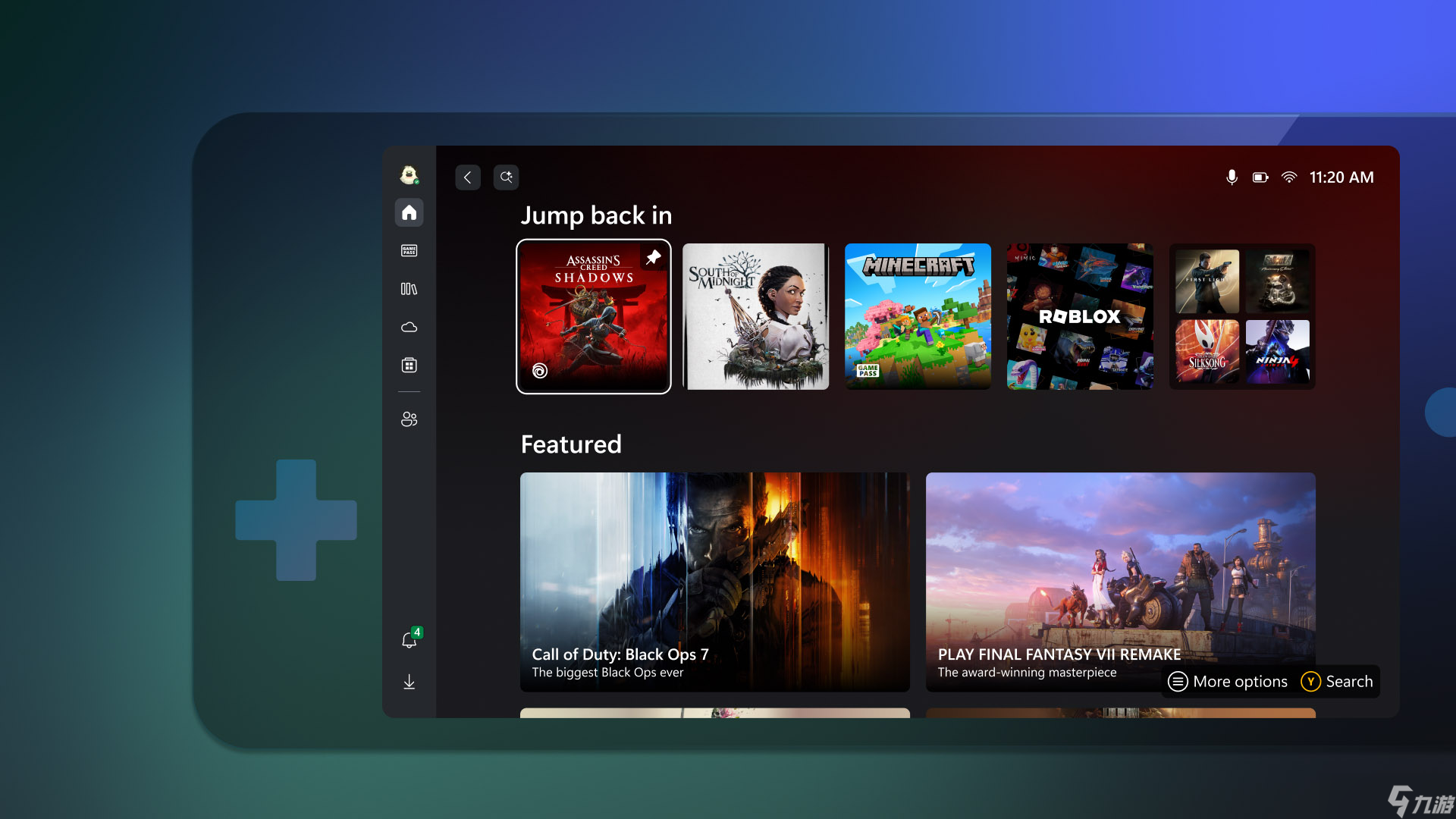 四月 Xbox 更新:自定义你的主机,手动在 PC 上添加你喜爱的游戏,以及更多内容。