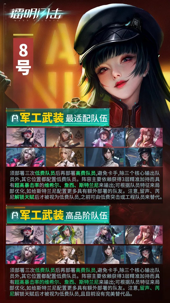 镭明闪击8号角色玩法介绍指南
