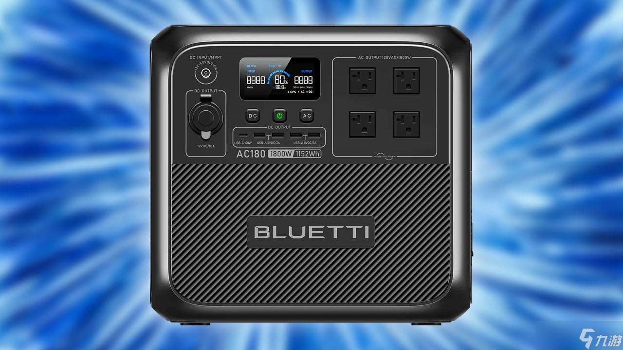 备受好评的 Bluetti AC180 1152Wh 1800W 磷酸铁锂户外电源现享8折优惠