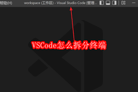 VSCode如何拆分终端