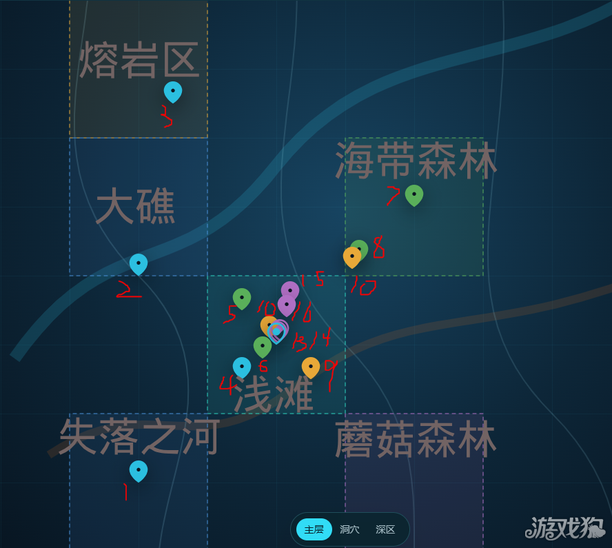 深海迷航2地图位置图解-深海迷航2互动地图入口在哪