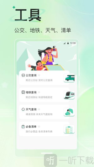旅游导航地图