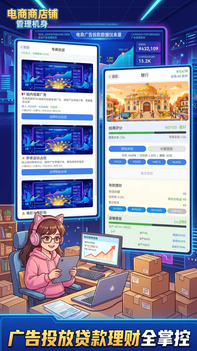 电商开网店模拟器手游正式上线时间公布 电商开网店模拟器手游开服日期确认揭晓