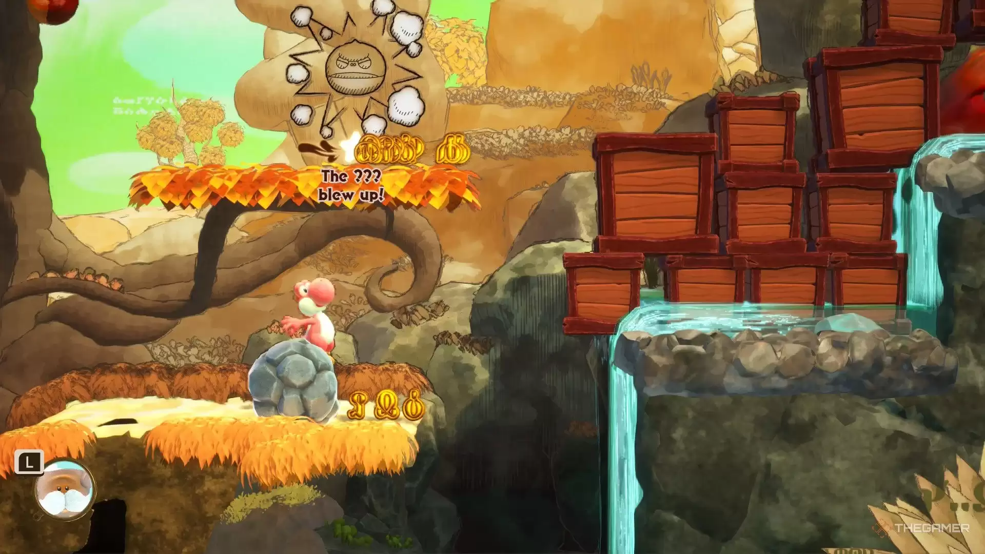 如何在《Yoshi And The Mysterious Book》的 Settled Valley 章节中收集所有微笑花朵