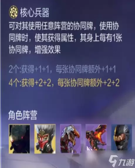 穿越火线枪战王者悠悠牌核心兵器阵容介绍 CF悠悠牌核心兵器阵容怎么玩