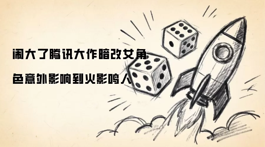 腾讯游戏角色调整风波：火影鸣人意外卷入女角色暗改事件