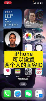 苹果面容怎样设置两个人使用