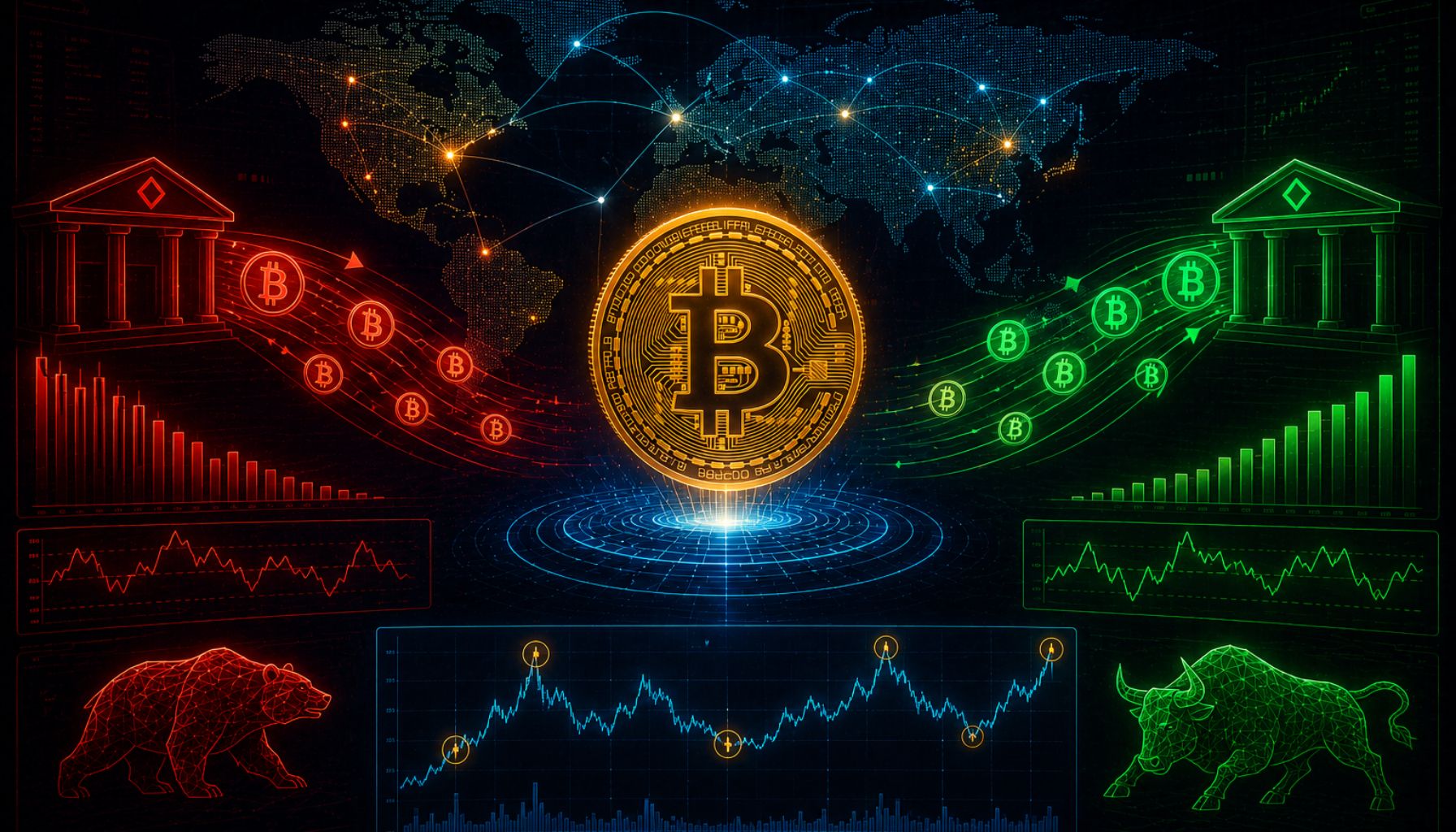 比特币触发罕见交易所流动模式——历史预示何种走向