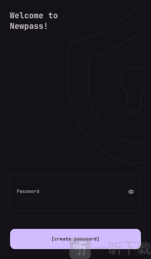 NewPass访问密码输入界面展示